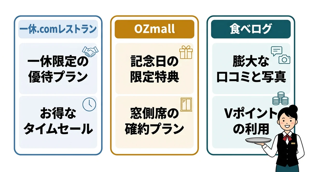 高級ホテルレストランをお得に楽しむ予約サイト