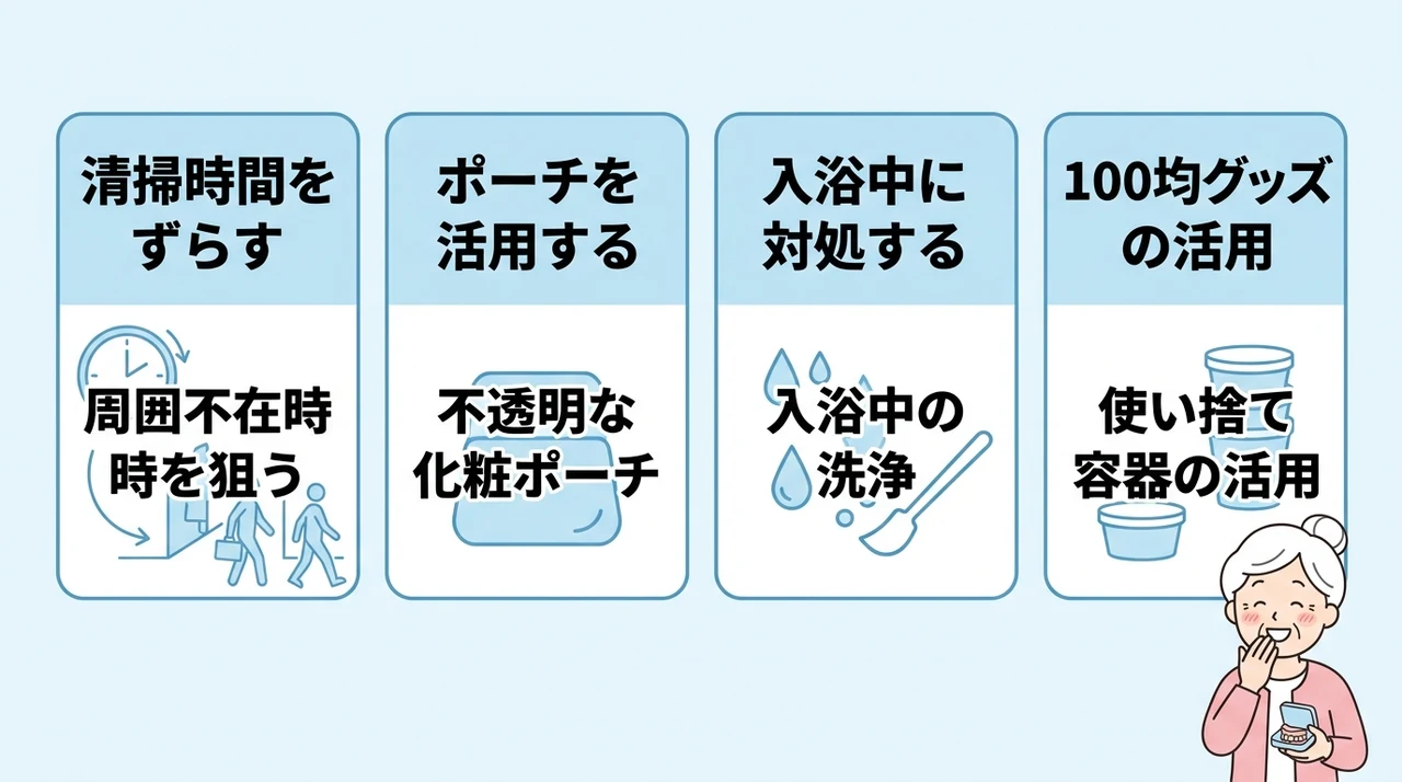 旅行中に入れ歯が恥ずかしいと感じる時の立ち回り
