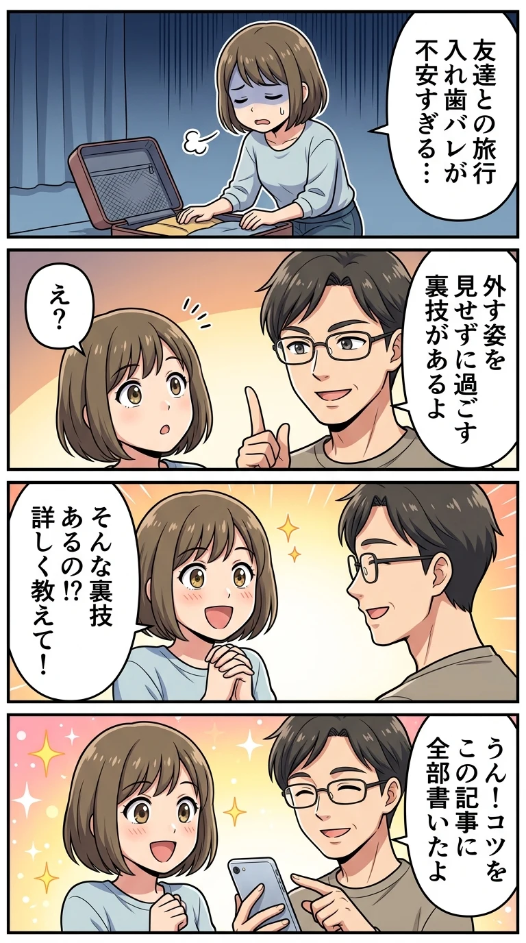 入れ歯 旅行 恥ずかしい