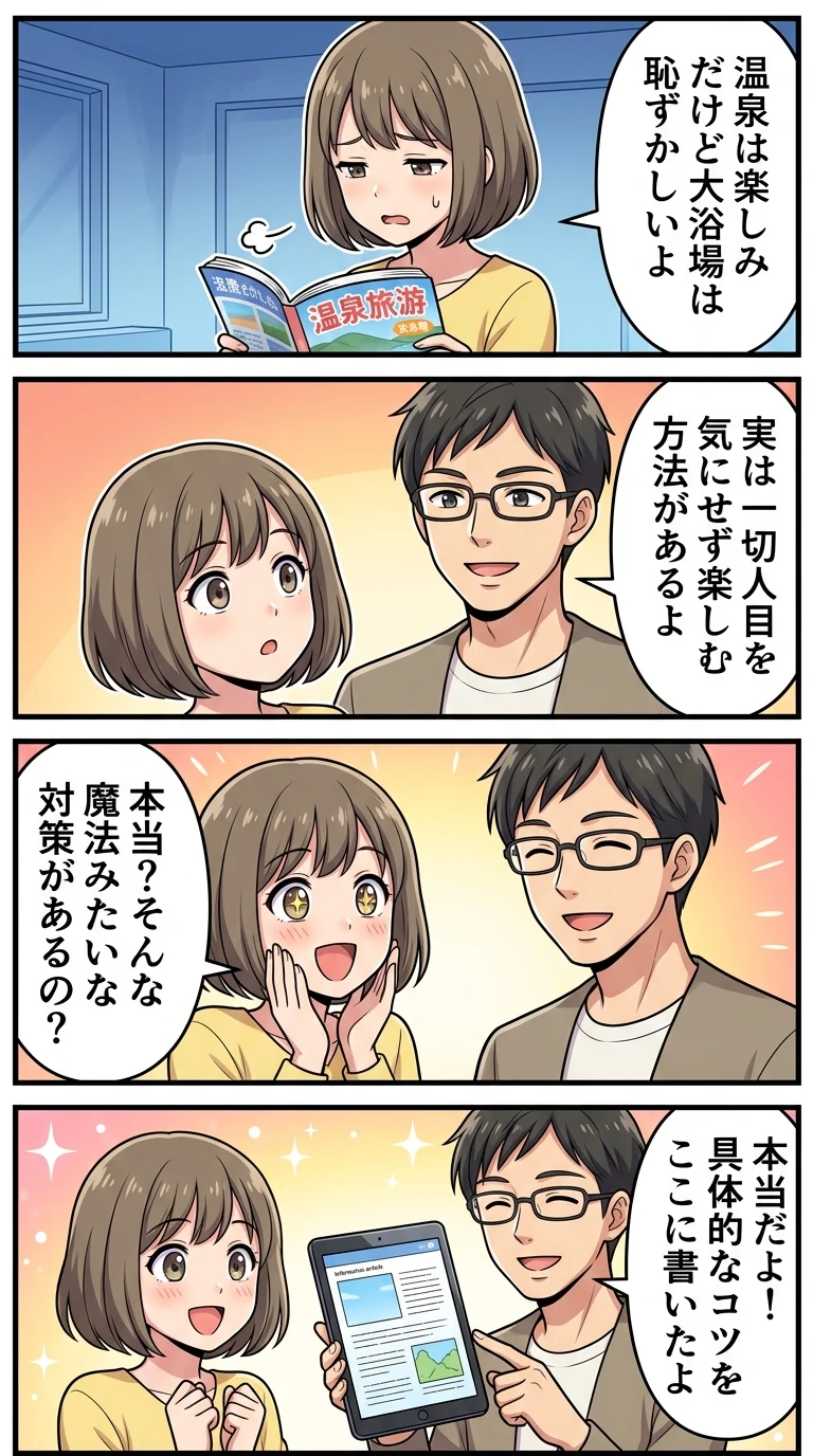 温泉 旅行（お風呂・大浴場） 恥ずかしい