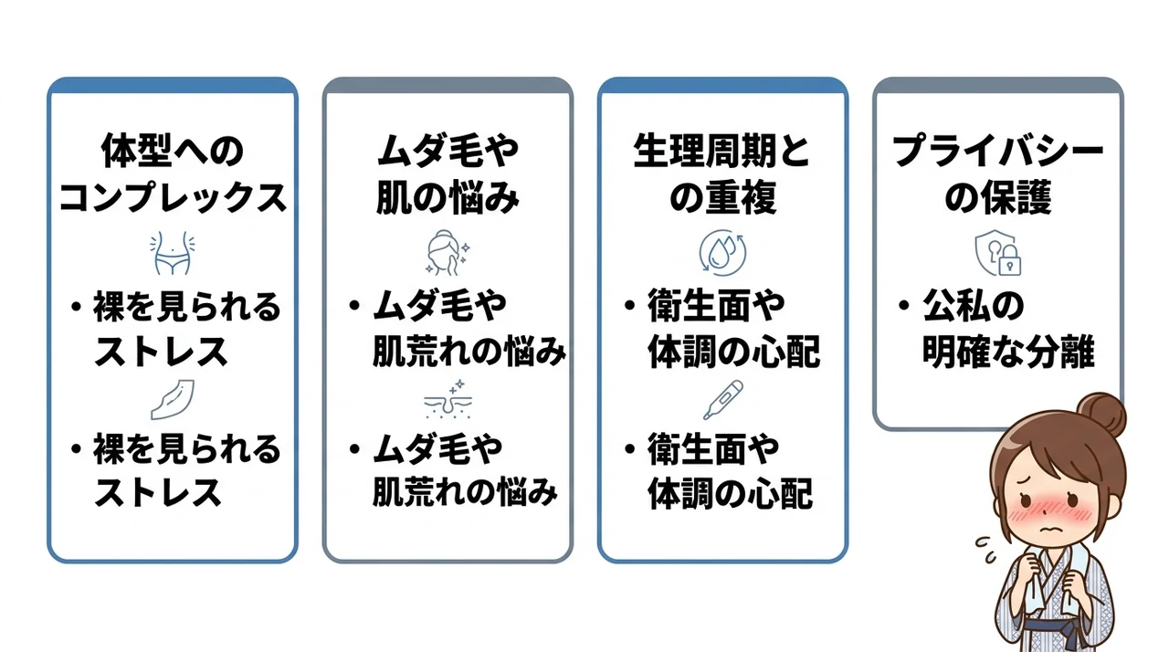 社員旅行の温泉が恥ずかしい理由と心理的ハードル