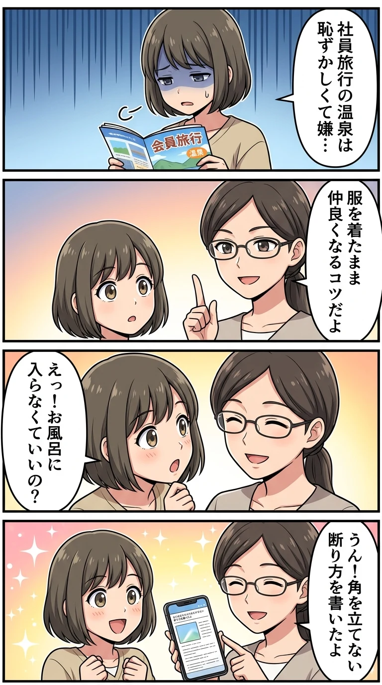 社員旅行 温泉 恥ずかしい