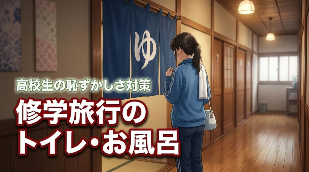 修学旅行のお風呂やトイレが恥ずかしい？高校生の知恵袋から学ぶ不安解消ガイド