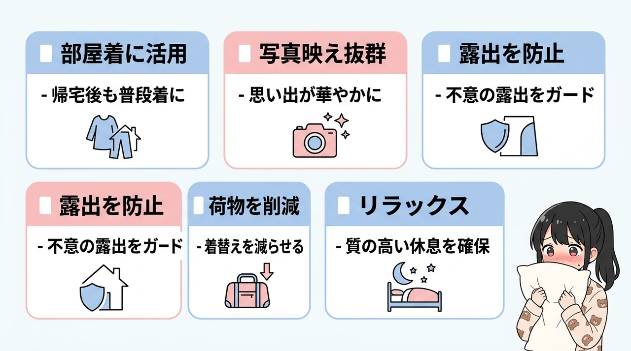 修学旅行に最適なパジャマを準備するメリット5つ