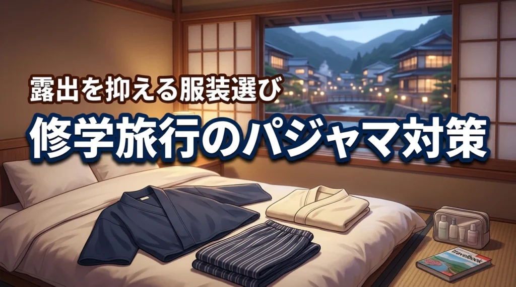 修学旅行のパジャマが恥ずかしいと感じる人へ！露出対策や浮かない服装選びを解説