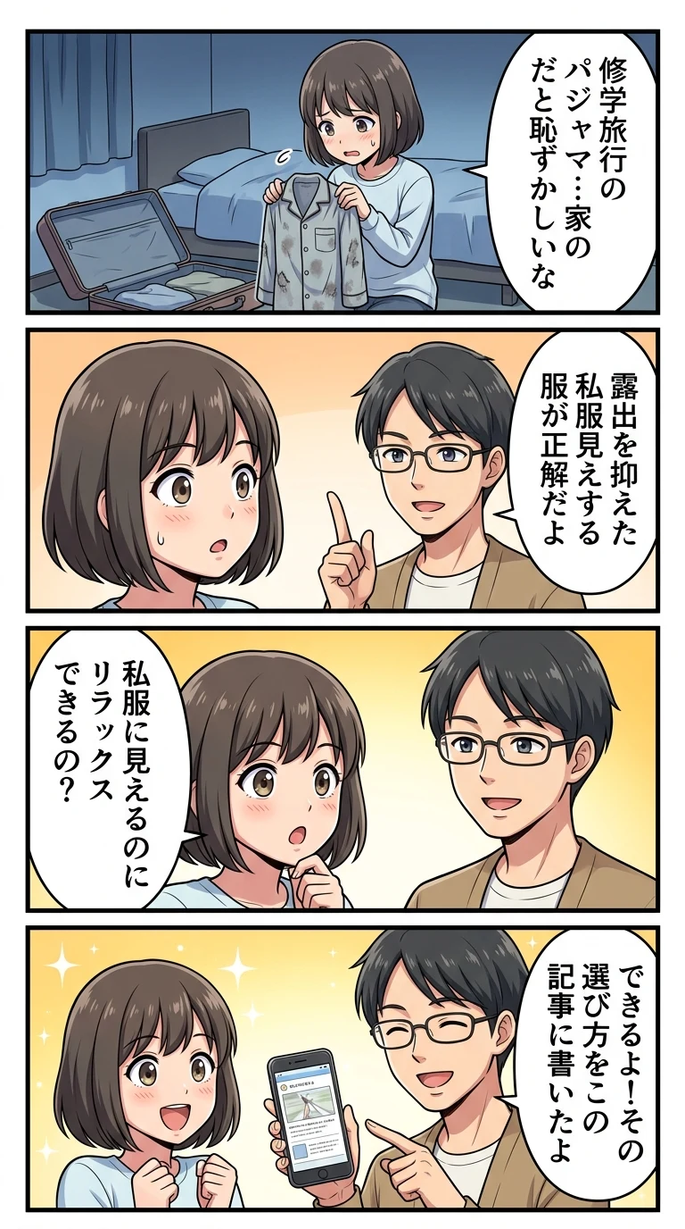 修学旅行 パジャマ 恥ずかしい