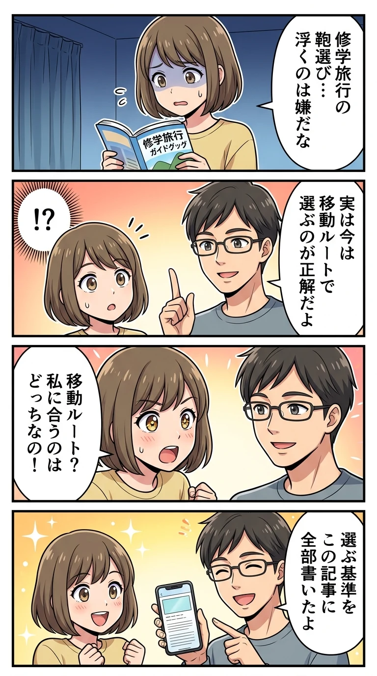 修学旅行 ボストンバッグ キャリーケース 恥ずかしい