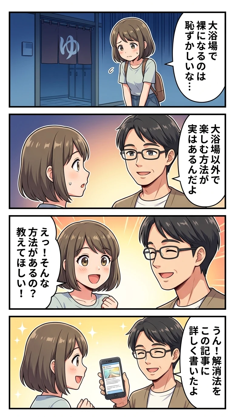 ホテル 大浴場 恥ずかしい