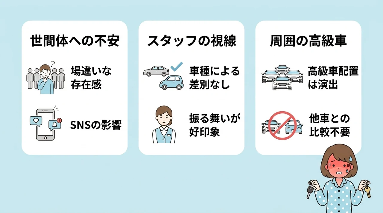 ホテルに車で乗り付けるのが恥ずかしいと感じる心理と実態