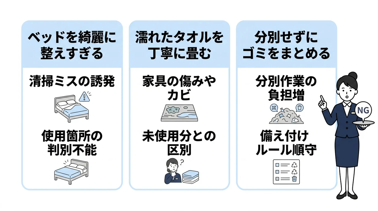 良かれと思ってやりがちな片付けの注意点とデメリット3つ