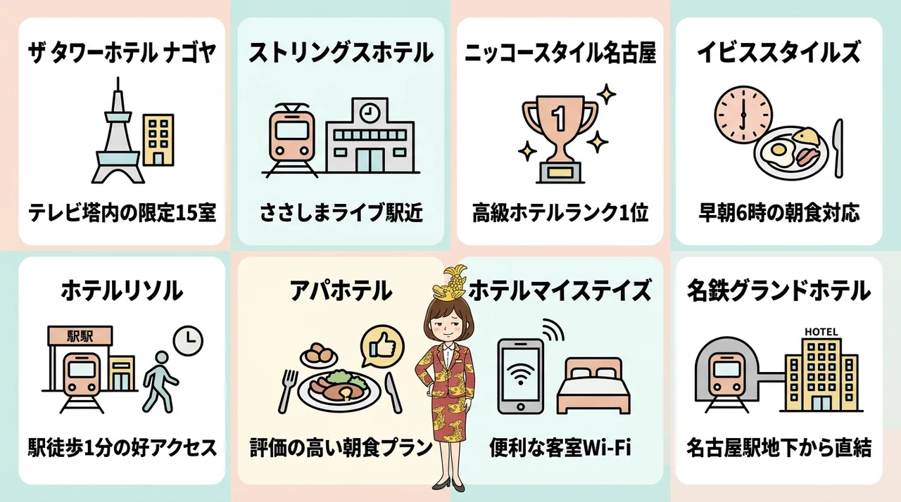 名古屋のおしゃれで映えるホテル厳選8選