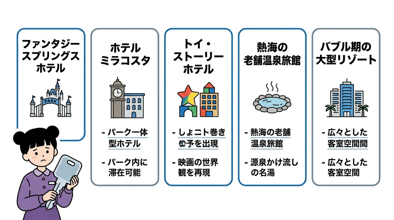 ダサいホテルの評判と代表的な宿泊施設5選
