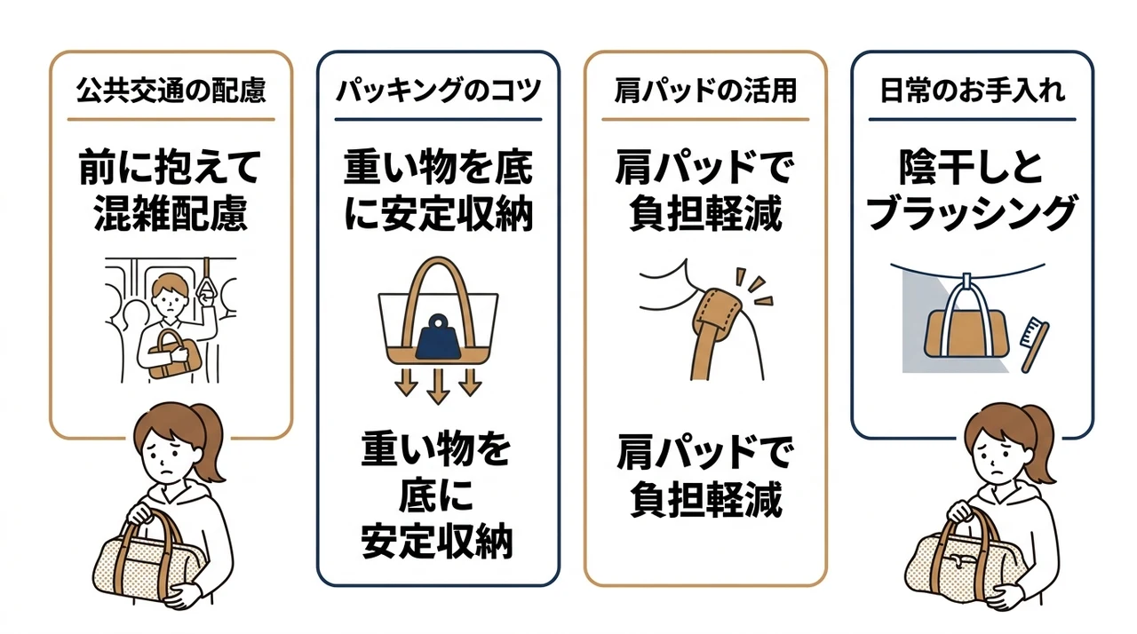 スマートに使いこなす持ち方とマナー