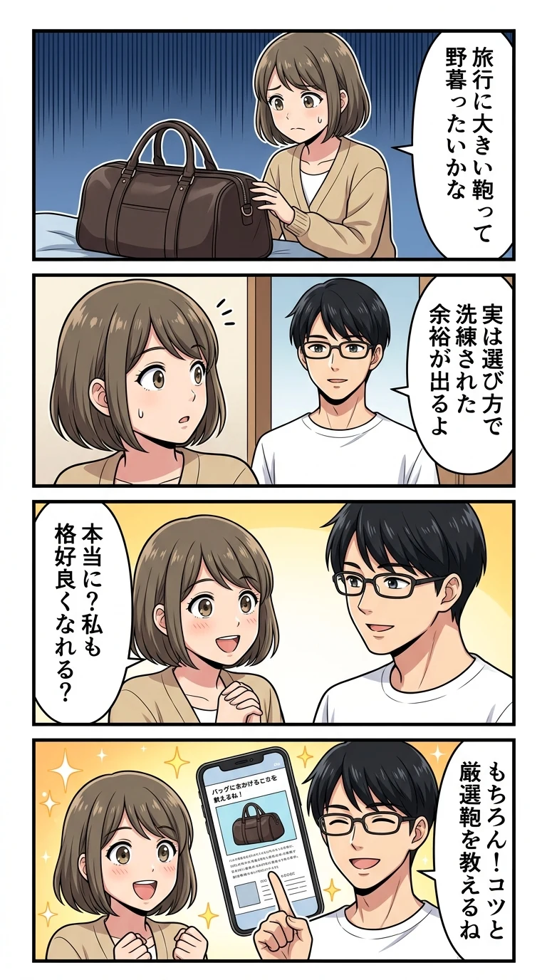 旅行 バッグ ダサい（ボストンバッグ・カバン）