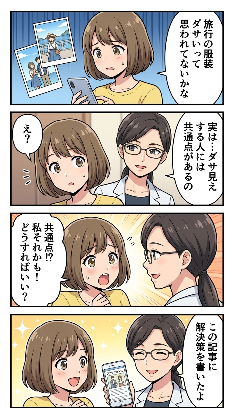 旅行 服装 ダサい（服）