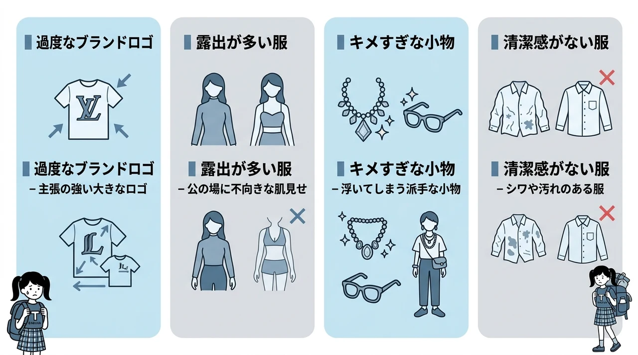 修学旅行の私服がダサい？服装選びで知恵袋でも話題のNG例