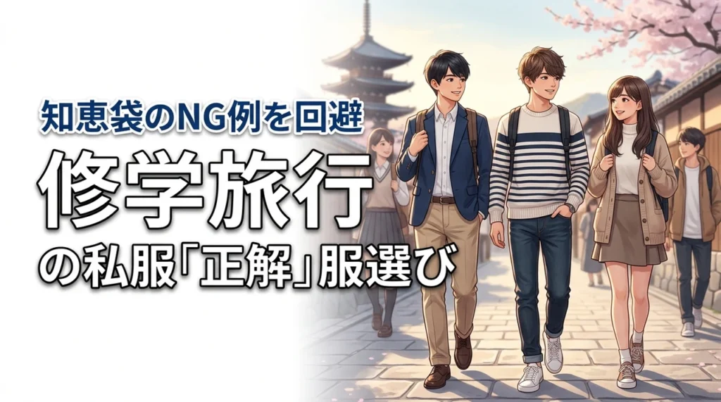 修学旅行の私服でダサいと思われない正解の服装！知恵袋のNG例を避ける服選び