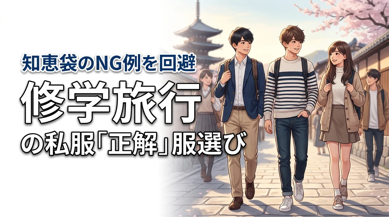 修学旅行の私服でダサいと思われない正解の服装！知恵袋のNG例を避ける服選び