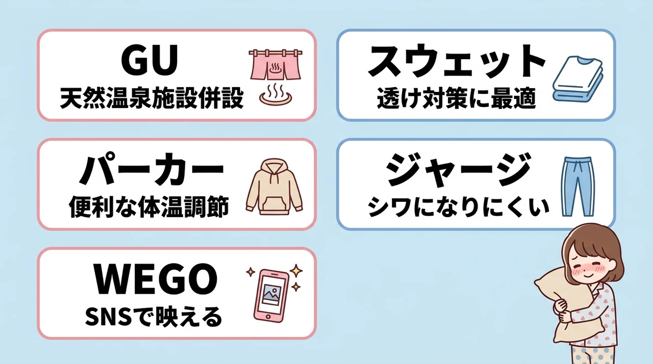 修学旅行におすすめのルームウェア5選