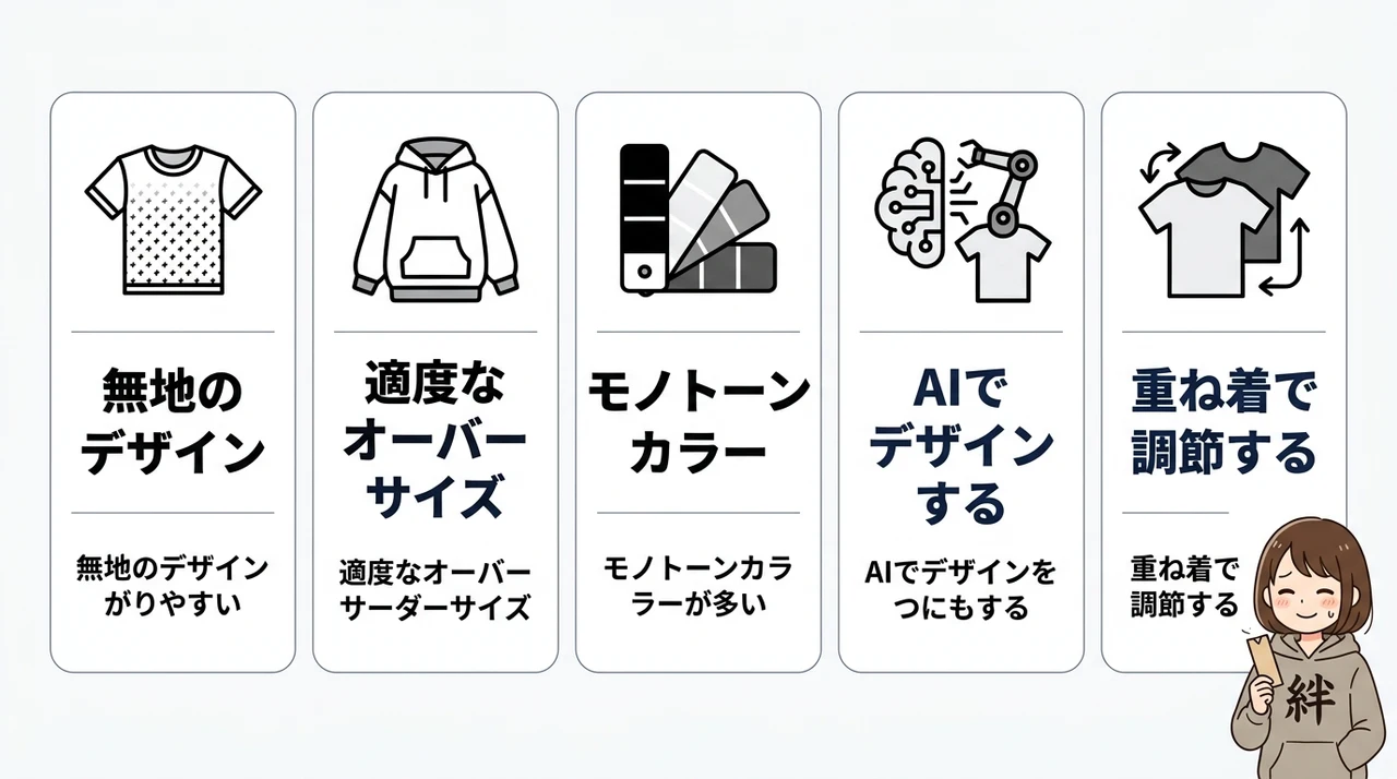 失敗しないおしゃれなパーカーの選び方
