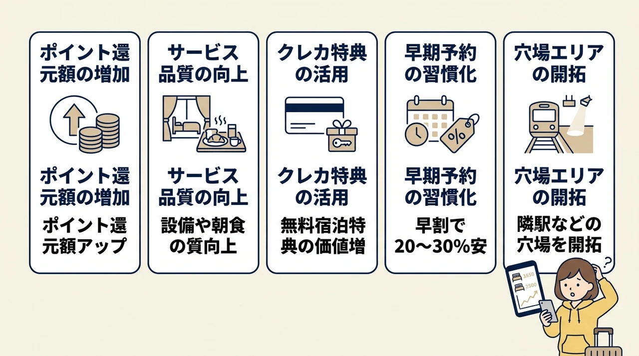 ホテル代が高い今こそ意識したい宿泊のメリット5つ