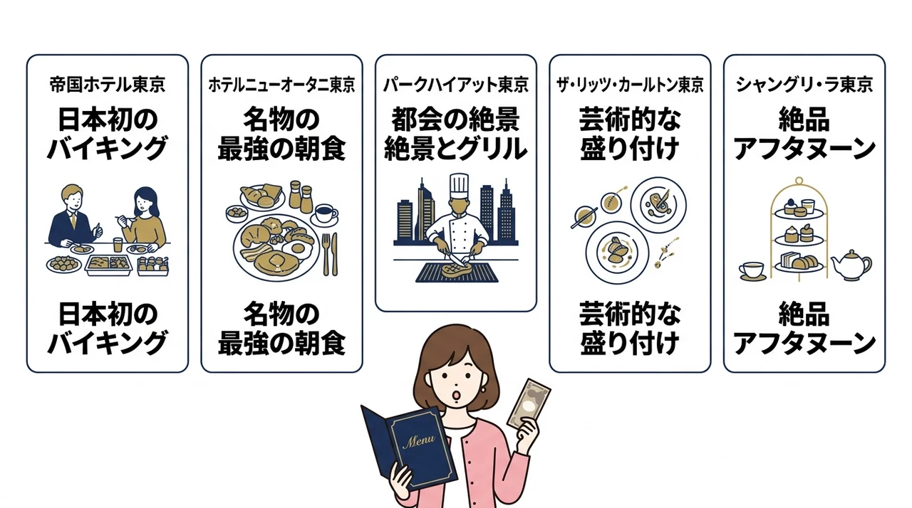 料理の満足度が高い人気のホテル5選