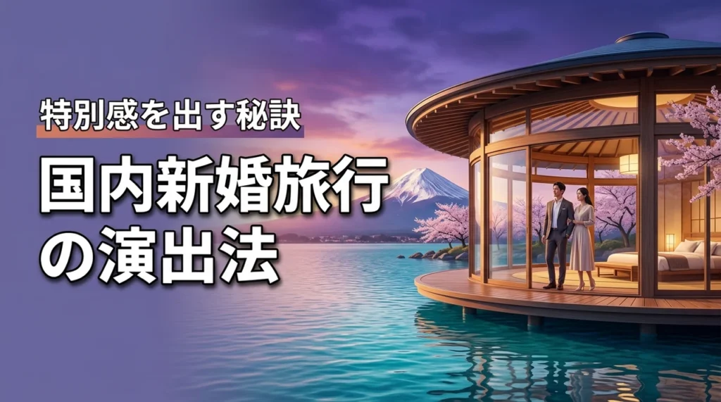 新婚旅行は国内だとありえない？周囲の声を気にせず特別感を演出する秘訣を伝授