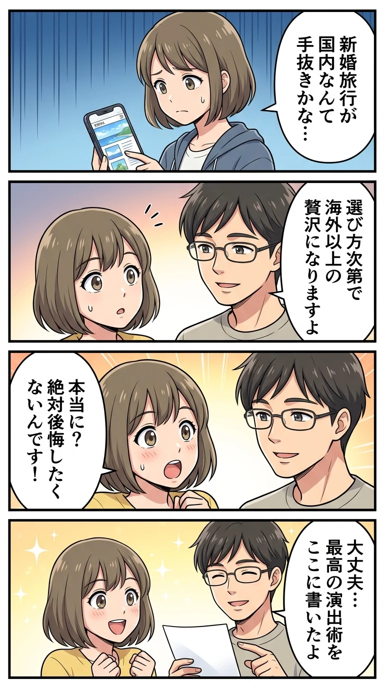 新婚旅行 国内 ありえない