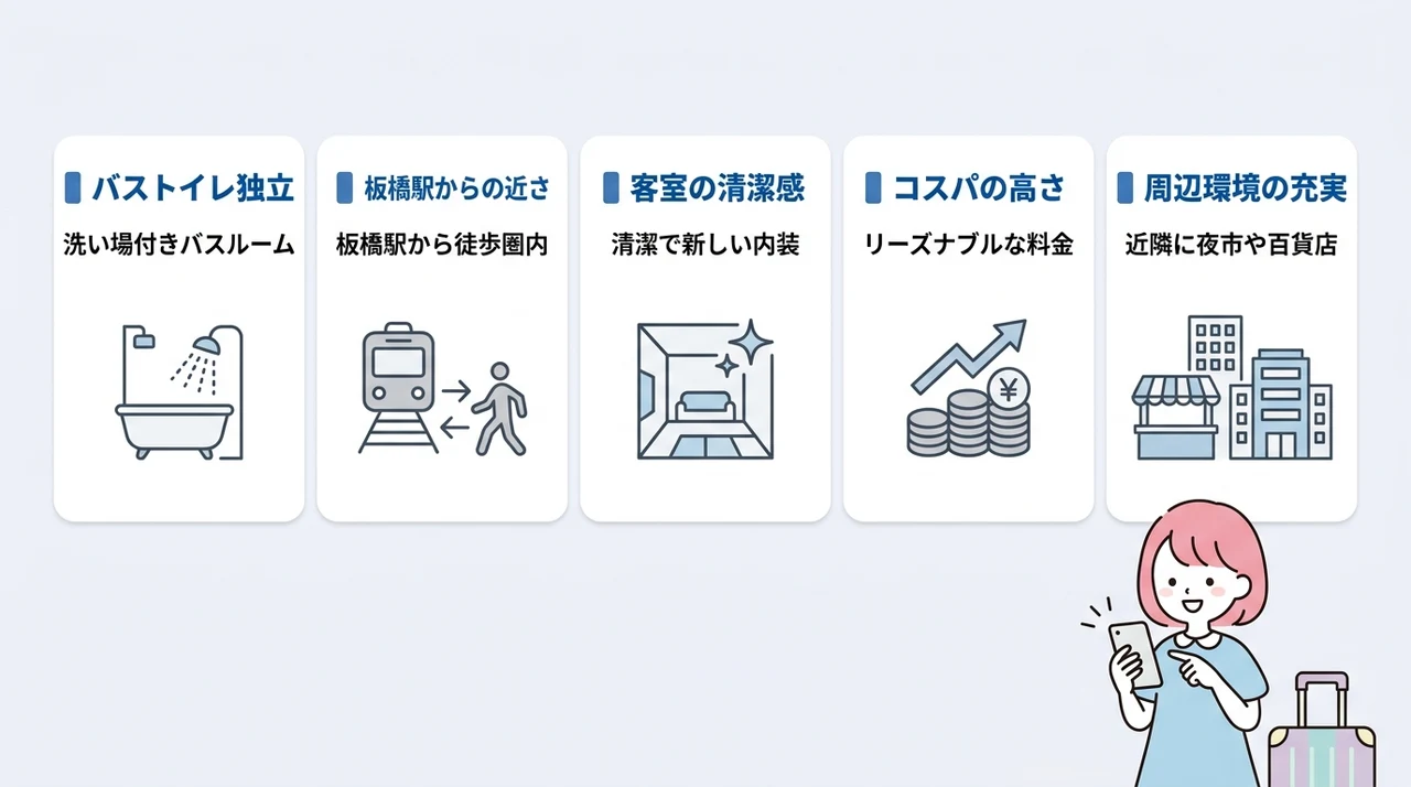 ホテルチャムチャムのメリット5選