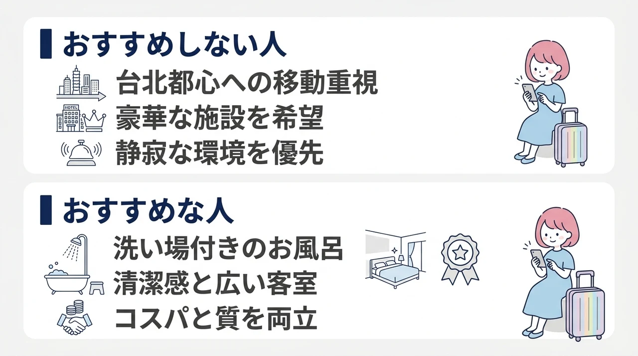 ホテルチャムチャムがおすすめな人・しない人