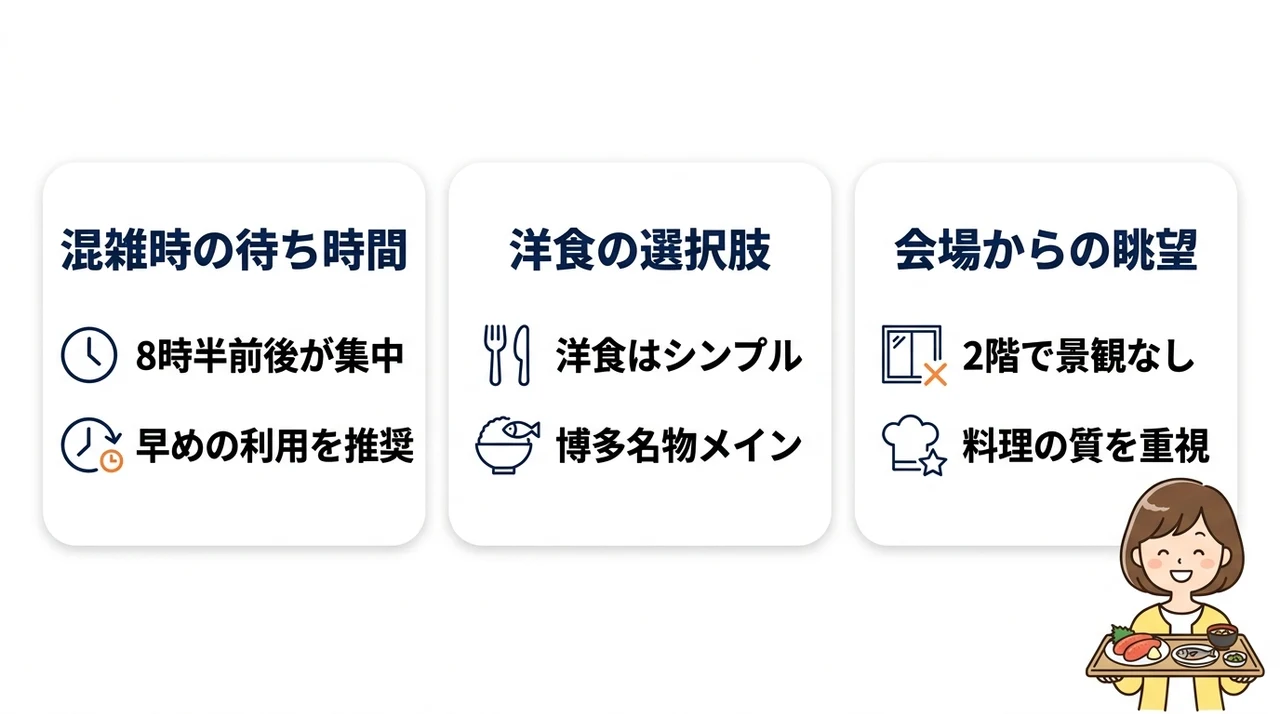 朝食利用前に知るべきデメリット