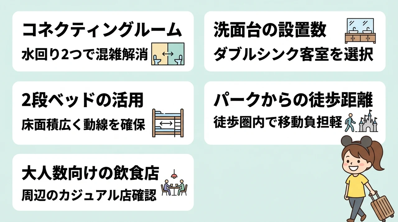 ユニバ近くでの最適な宿泊先を選ぶコツ