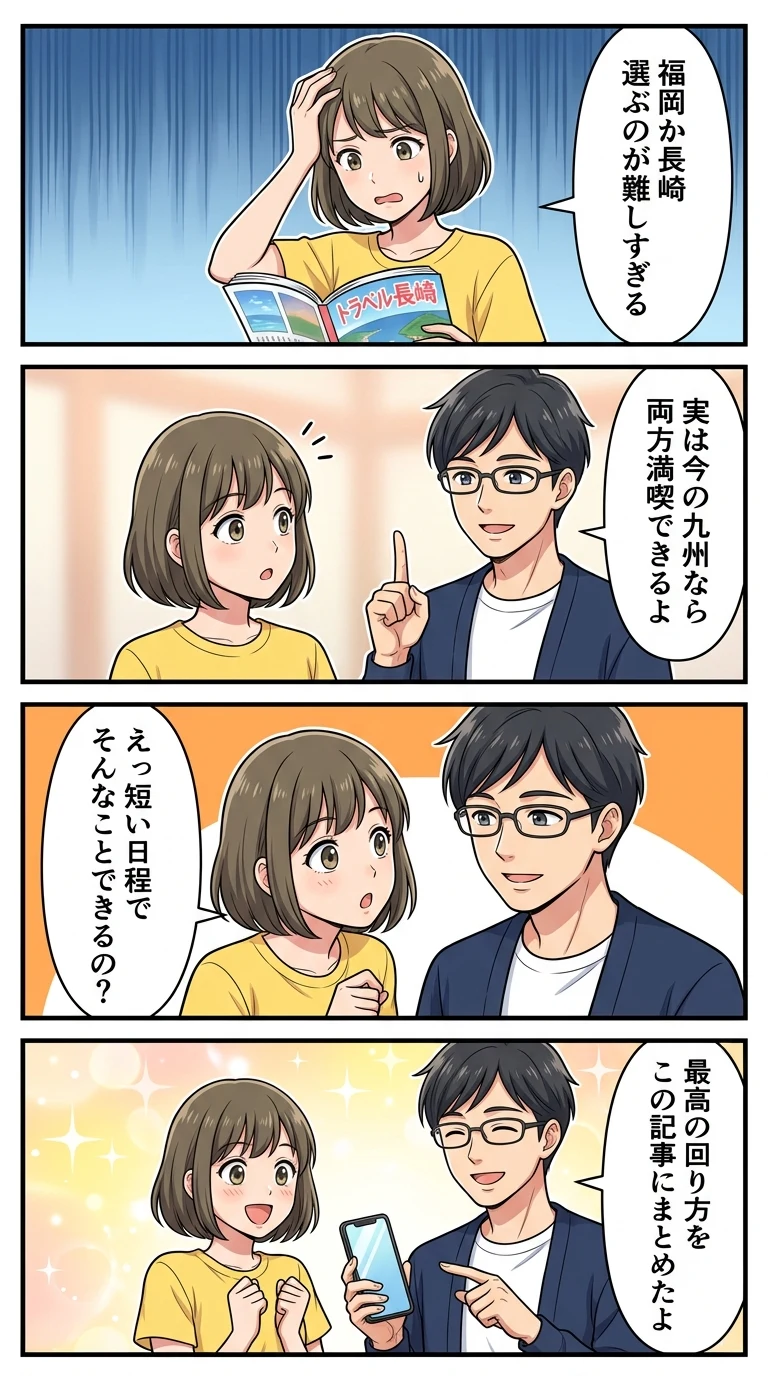 福岡 長崎 旅行 どっち