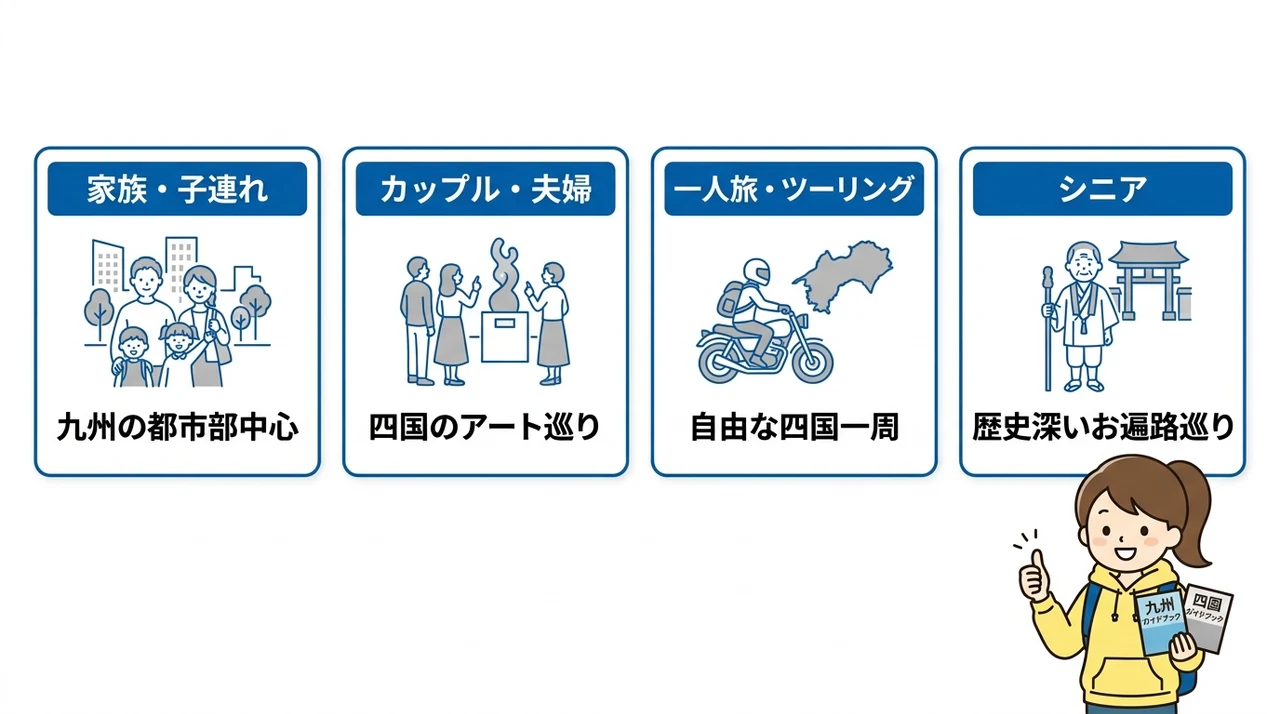 【診断】旅行者のタイプ別おすすめエリア4選