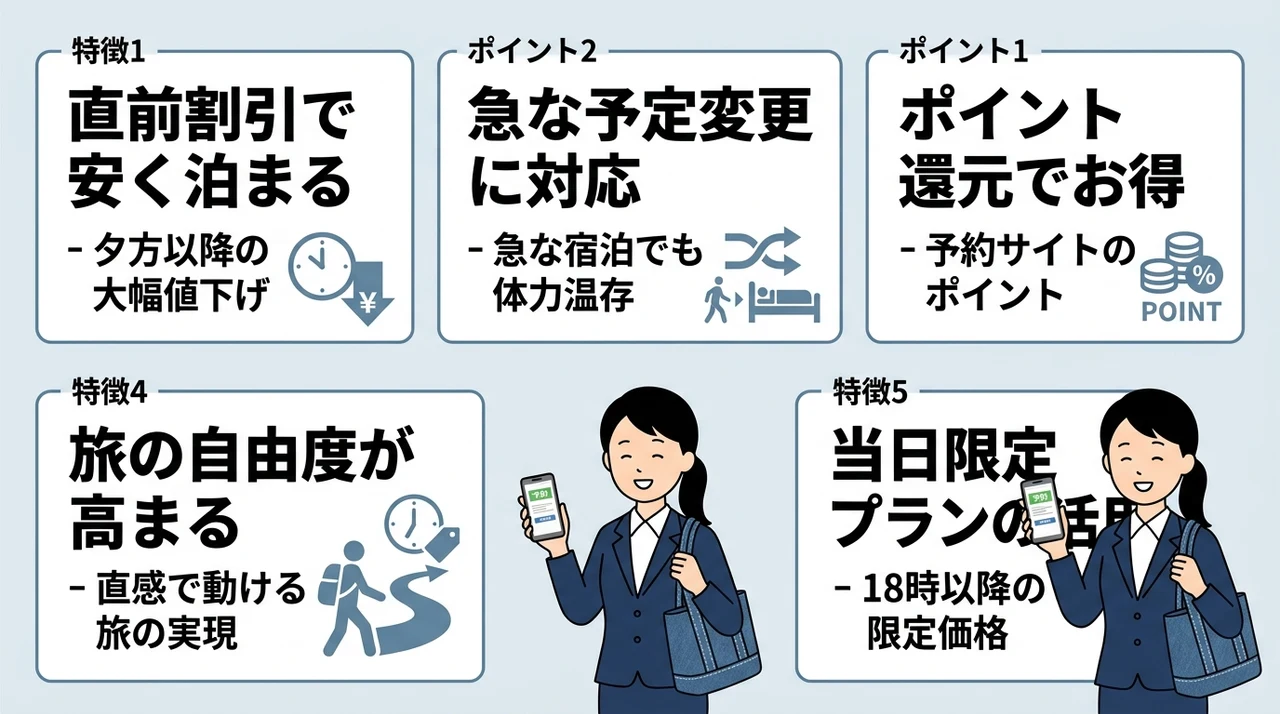 倉敷でビジネスホテルを当日予約するメリット