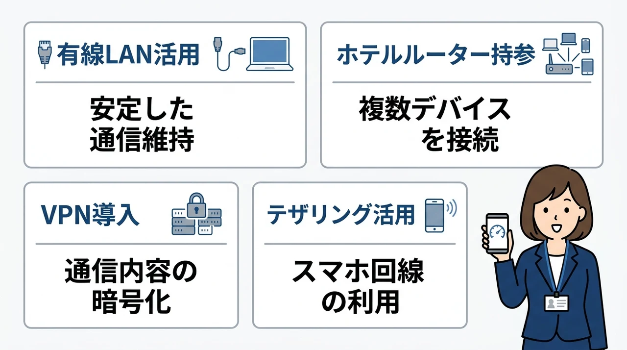 通信トラブルを回避するためのWi-Fi対策