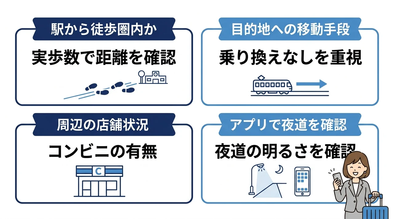 立地やアクセスの利便性を見極めるコツ