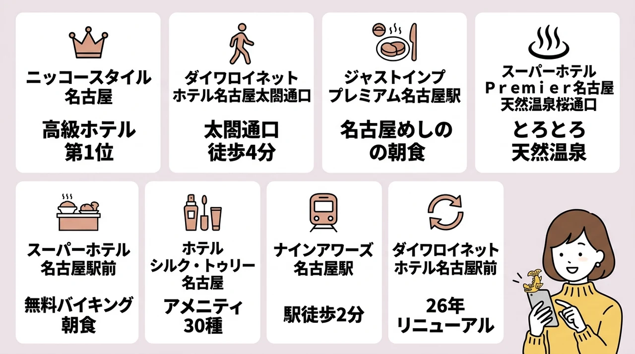 名古屋で当日予約できるホテルの空室おすすめ8選