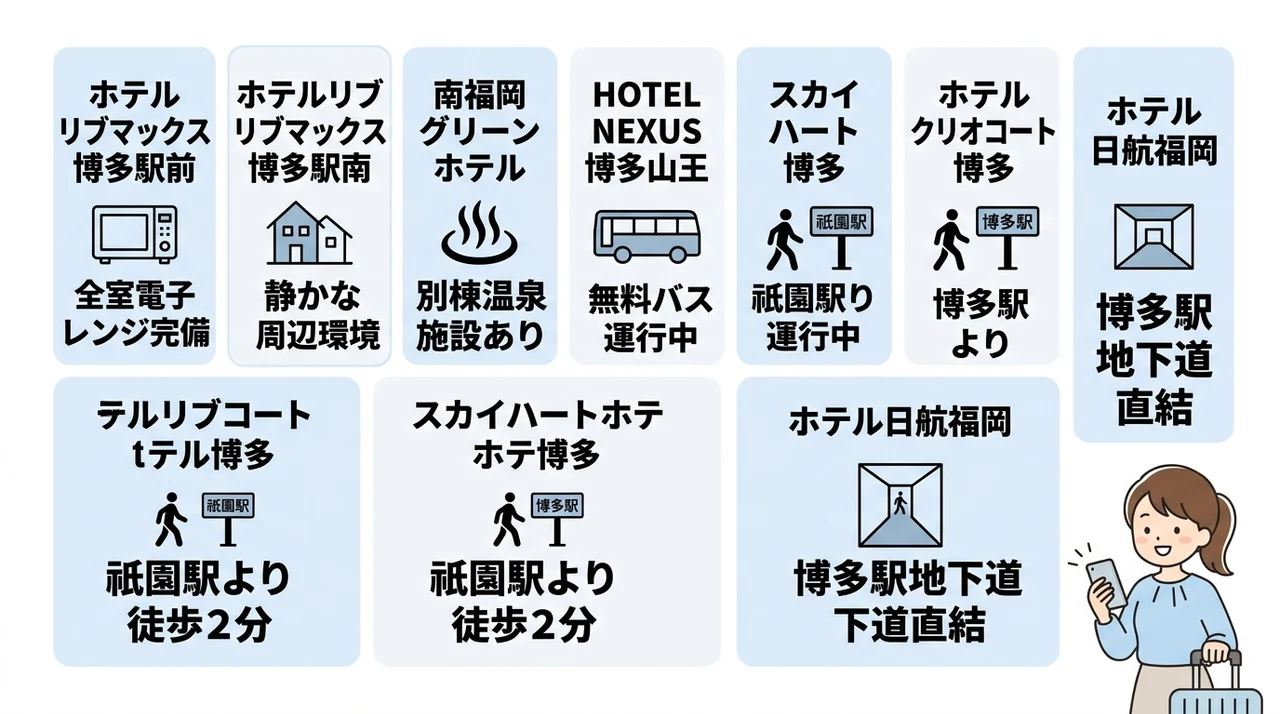 福岡で当日予約可能な空室のあるホテル7選