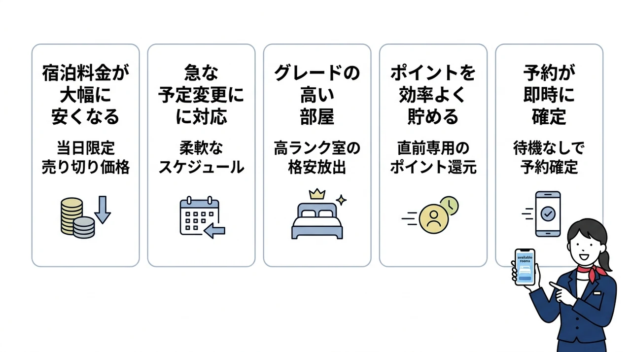 神戸でホテルを当日予約するメリット5つ