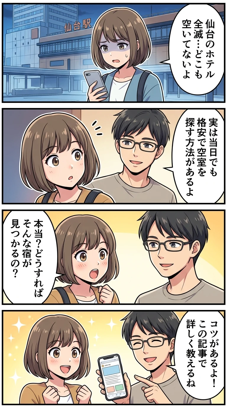 ホテル 仙台 当日 空室