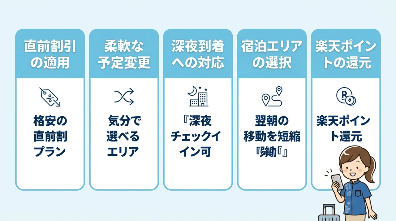 那覇市内でホテルを当日予約するメリット5つ