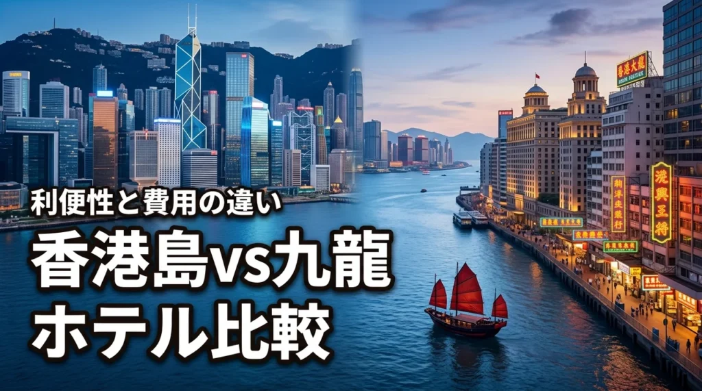 香港旅行で香港島と九龍のホテルはどっちが便利？エリアの特徴や費用の違いを解説