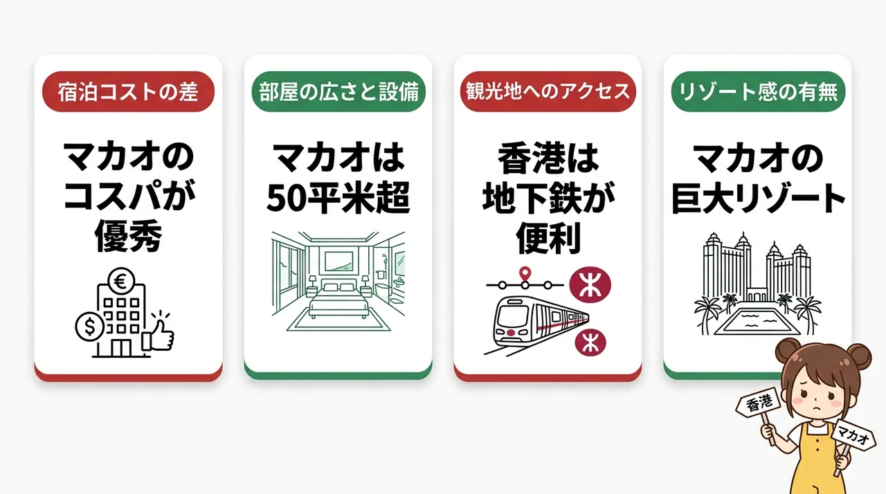 香港とマカオのホテルはどっちがいい？徹底比較
