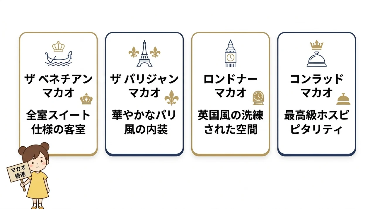 マカオで宿泊したい人気の高級ホテル4選