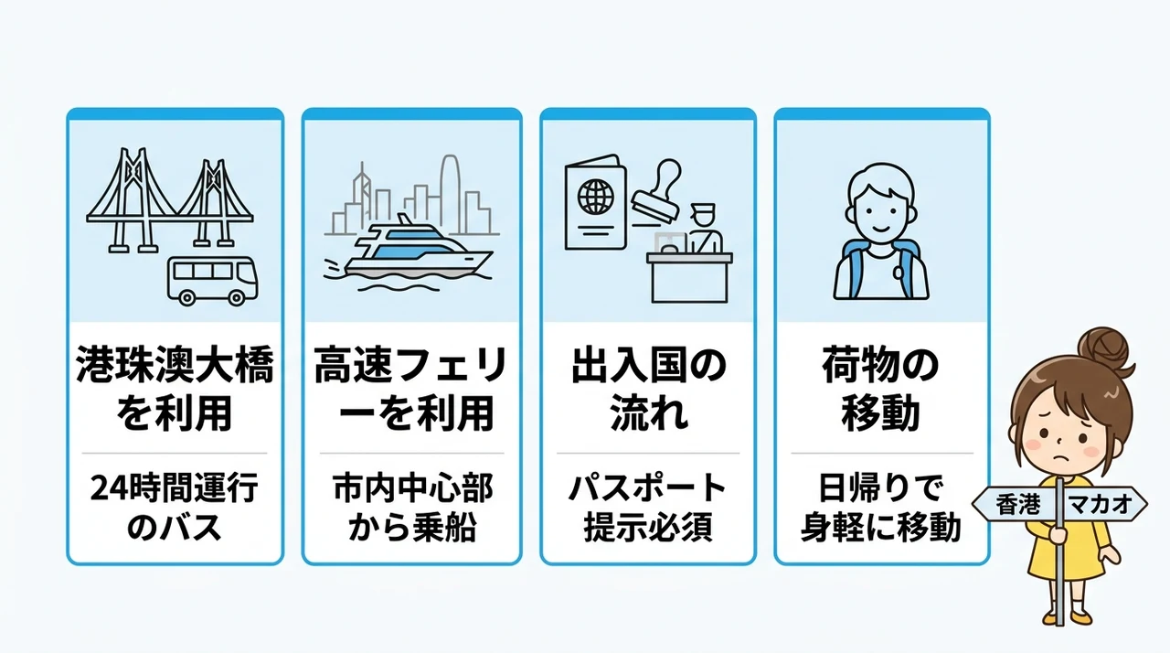 移動の負担を減らす交通ルートと注意点