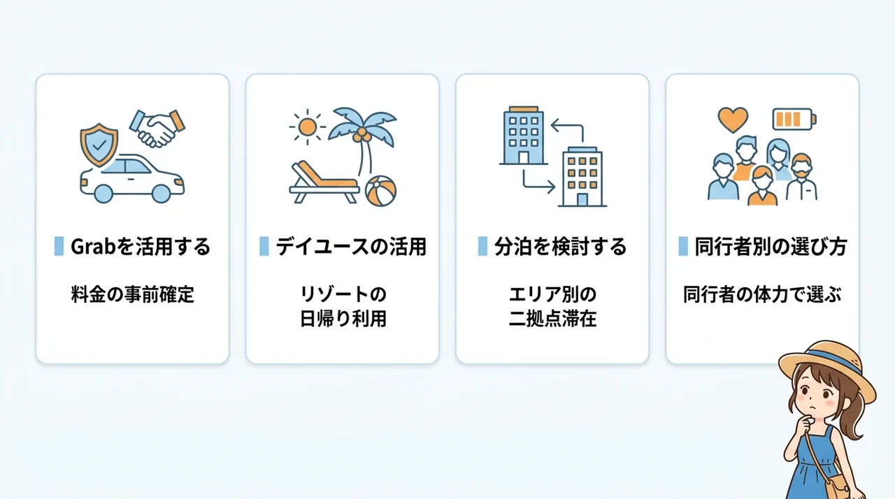 目的別で決めるセブ島内のホテル選びと移動手段
