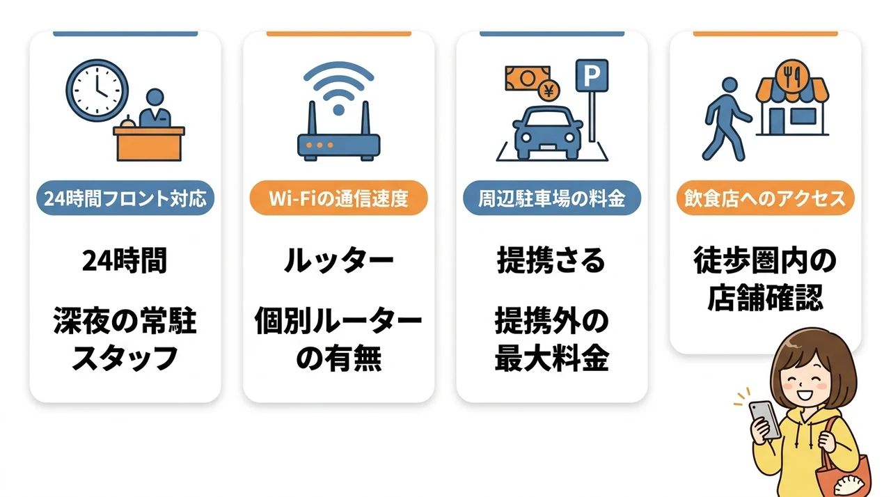快適に予約するためのホテル選びのコツ