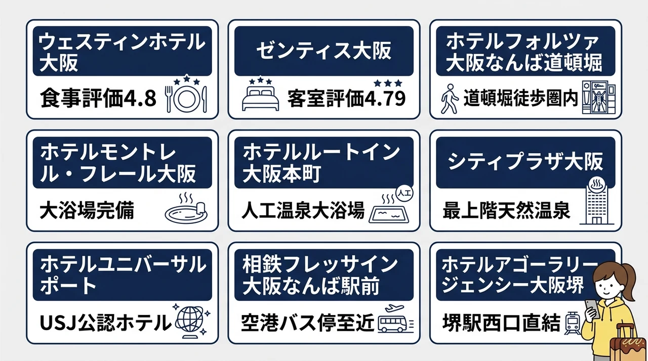 大阪の直前割ホテルおすすめ9選