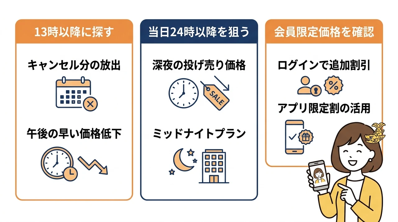 名古屋でホテルを直前割で安く予約する3つのコツ